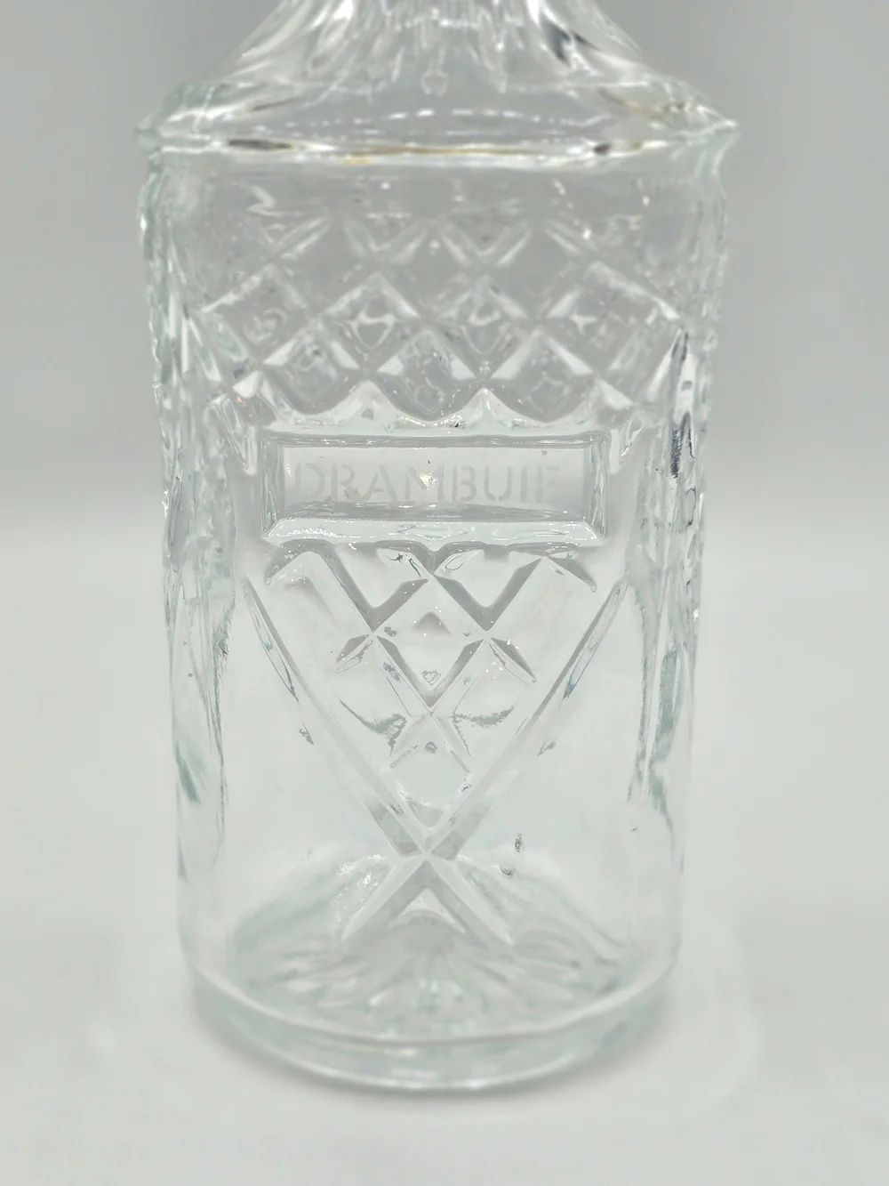 Vintage Drambuie Glass Decanter with Stopper - Clear